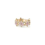 Guess Ring Dames JUBR04132JWYGWH52 Staal Gouden Roze