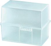 HAN Kaartenbak breed A6 kunststof translucent
