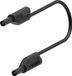 Electro PJP 240-IEC-CD1-100N Meetsnoer Banaanstekker 2 mm Banaanstekker 2 mm 1.00 m Zwart 1 stuk(s)
