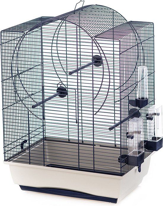 Duvo+ Vogelkooi Emma 2 - Blauw/Grijs - 45 x 32 x 64cm