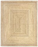 HAMID - Vloerkleed Van Jute, Tapijt Alhambra Natuurlijk, 100% Natuurlijk Tapijt Van Jute, Handgeweven, Vloerkleed Voor Woonkamer, Slaapkamer, Eetkamer, Gang, Ingang - (250x200cm)