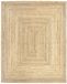 HAMID - Vloerkleed Van Jute, Tapijt Alhambra Natuurlijk, 100% Natuurlijk Tapijt Van Jute, Handgeweven, Vloerkleed Voor Woonkamer, Slaapkamer, Eetkamer, Gang, Ingang - (250x200cm)