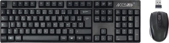 Accsup CLAVI CS05 BE V2 Toetsenbord + Draadloze Muis