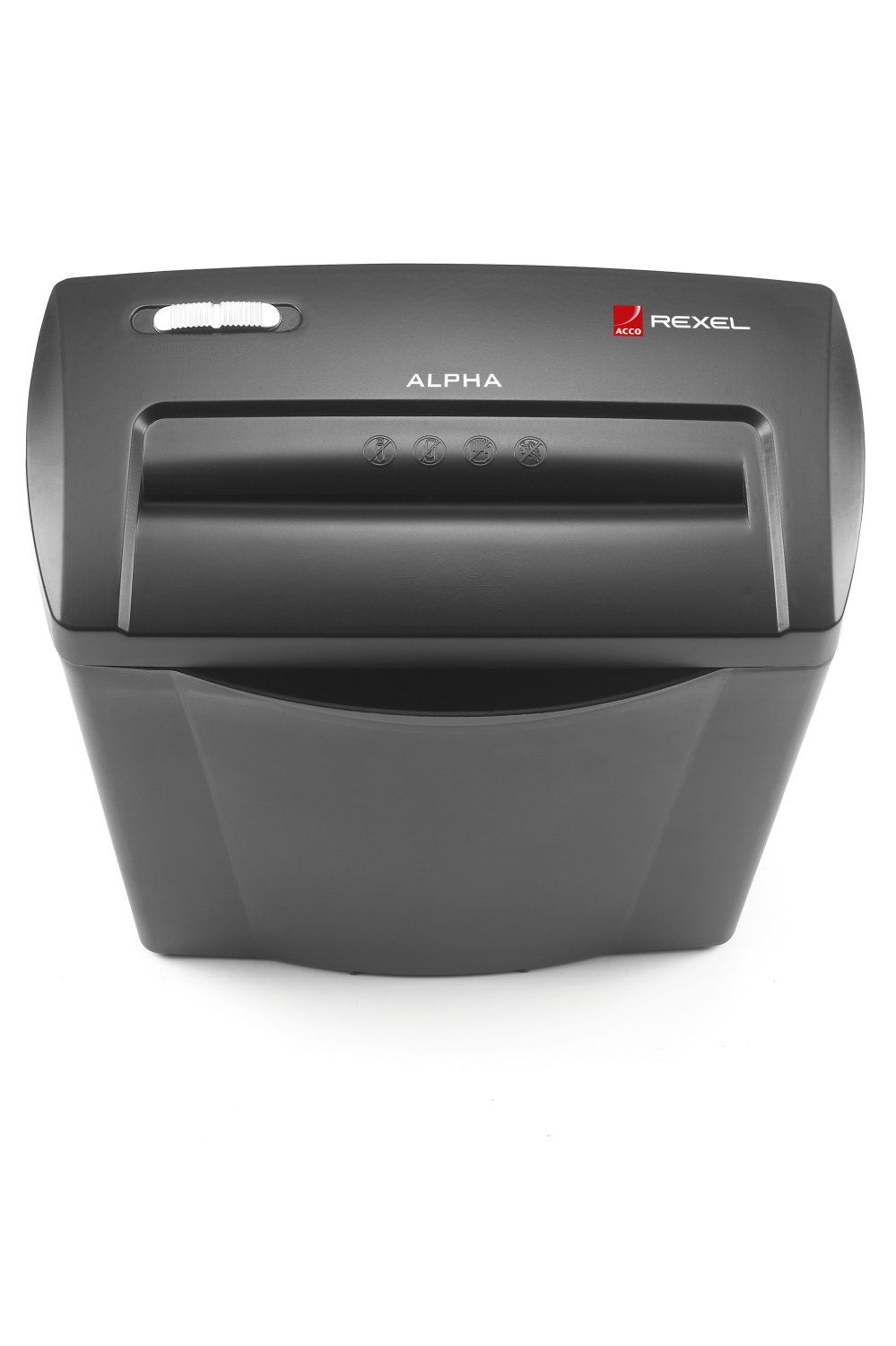 Rexel Alpha P1 Papierversnipperaar - Stroken - 5 vel - Zwart
