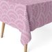 ECOMMERC3 Vlekafstotend tafelkleed voor rechthoekige tafel, afmeting 300 x 140 cm, vuilafstotend tafelkleed, extra zacht en waterdicht, paars