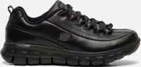 Skechers Dames Sure Track Trickel Zwarte Leren Veterschoenen Maat 41