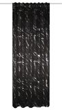 85153 Force 85153 Verduisteringsgordijn met zilveren print en marmeren motief, combiband, 245 x 140 cm