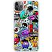 Apple iPhone 11 Graffiti 2 Verstevigd hoesje met sublimatie bedrukking