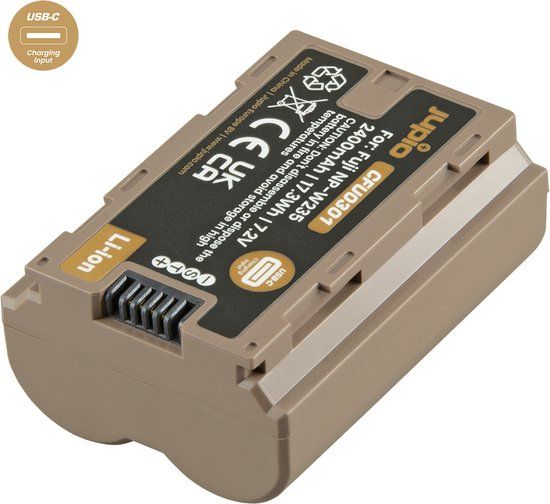 Jupio NP-W235 Ultra C (USB-C Input) 2400mAh
