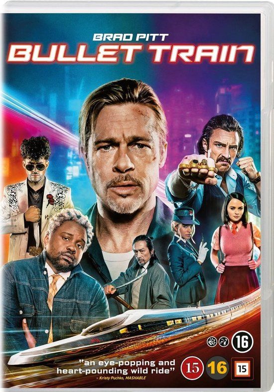 Bullet Train (DVD) - Standard Edition - Brad Pitt - Region 2
