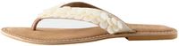 Next - Dames - Forever Comfort® teenslippers met schelpjes - Crème