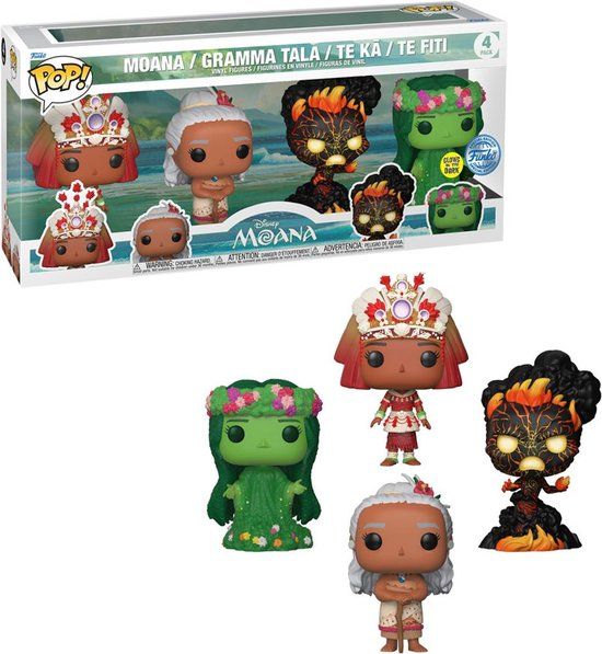 Funko Pop! Disney Moana - US Exclusive Pop! Vinyl 4-Pack