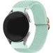 Strap-it Samsung Galaxy Watch 7 - 44mm verstelbaar geweven bandje (turquoise)