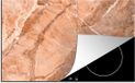 Merkloos KitchenYeah® Inductie beschermer 77x51 cm - Graniet print - Inductie kookplaat accessoire