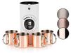 Moscow Mule Set van 4 Mokken van Hoogwaardig RVS 450 ml