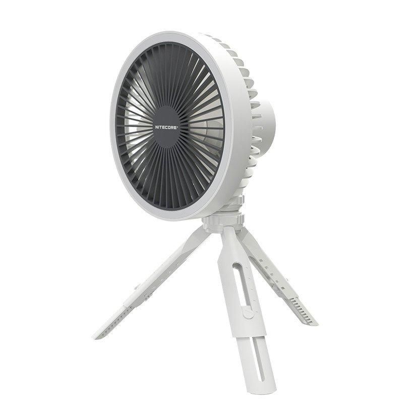 Nitecore NEF10 Portable Fan - Wit - Ventilator met Lamp en Powerbank