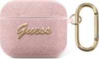 Guess AirPods 3 hoesje - Saffiano Script - Roze