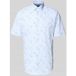 OLYMP Luxor Modern Fit Overhemd Korte mouw blauw