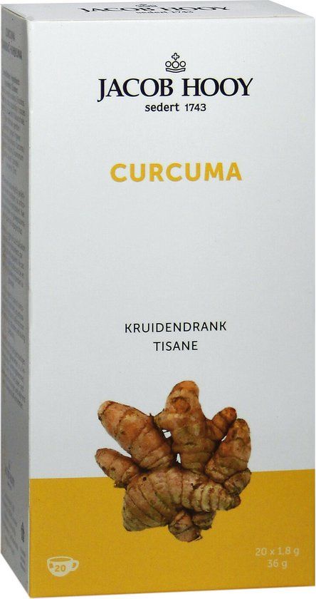 Jacob Hooy Curcuma theezakjes gold 20 Zakjes