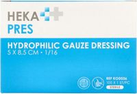 Hekapres Compresse de gaze hydrophile 5x8.5cm (100 pièces)