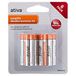 Ativa Batterijen Longlife Alkaline AA 6 stuks