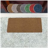 ANRO Deurmat Naturel 80x40cm – Schoonloopmat Antislip Wasbaar Voordeur Hal Binnen & Buiten Op Maat