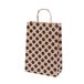 Garcia de Pou Polka Dot Sos Tassen met handvatten 80 Gsm in doos, 20+10 x 29 cm, Papier, Beige, 20 x 10 x 29 cm
