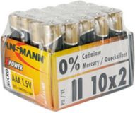 ANSMANN Alkaline X-Power 9V-Block 10-pcs Standaard batterijen