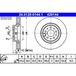 ATE Lot De 2 Disques De Frein 24.0128-0144.1 Volvo 30636074 30736406