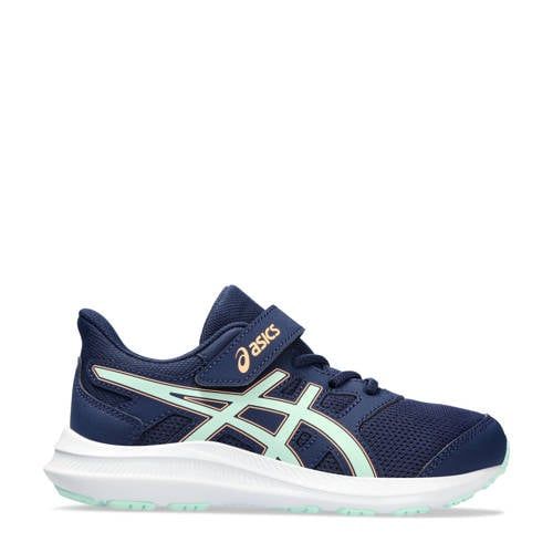 ASICS Jolt 4 PS hardloopschoenen donkerblauw/mintgroen