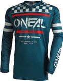 O'NEAL Element Squadron V.22 Blauw Rood Motocross Jersey Maat M