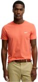 Superdry Organic Cotton Essential Logo T-shirt Heren Sunburst Coral