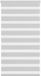 vidaXL Zebra rolgordijn 75x100 cm lichtgrijs