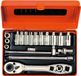 Bahco R6725MK Jeu de douilles 1/4 19 pièces