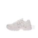 Armani Exchange A|X damessneakers, mesh en gouden details, gebroken wit + pale goud, maat 36