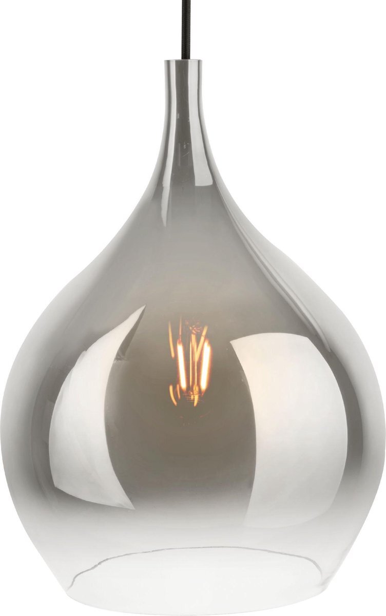 Leitmotiv Drup Hanglamp - Glas - 35,5x26cm - Zilver