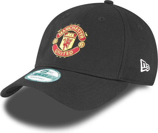 New Era 9FORTY Manchester United Cap - Black/Red - One Size
