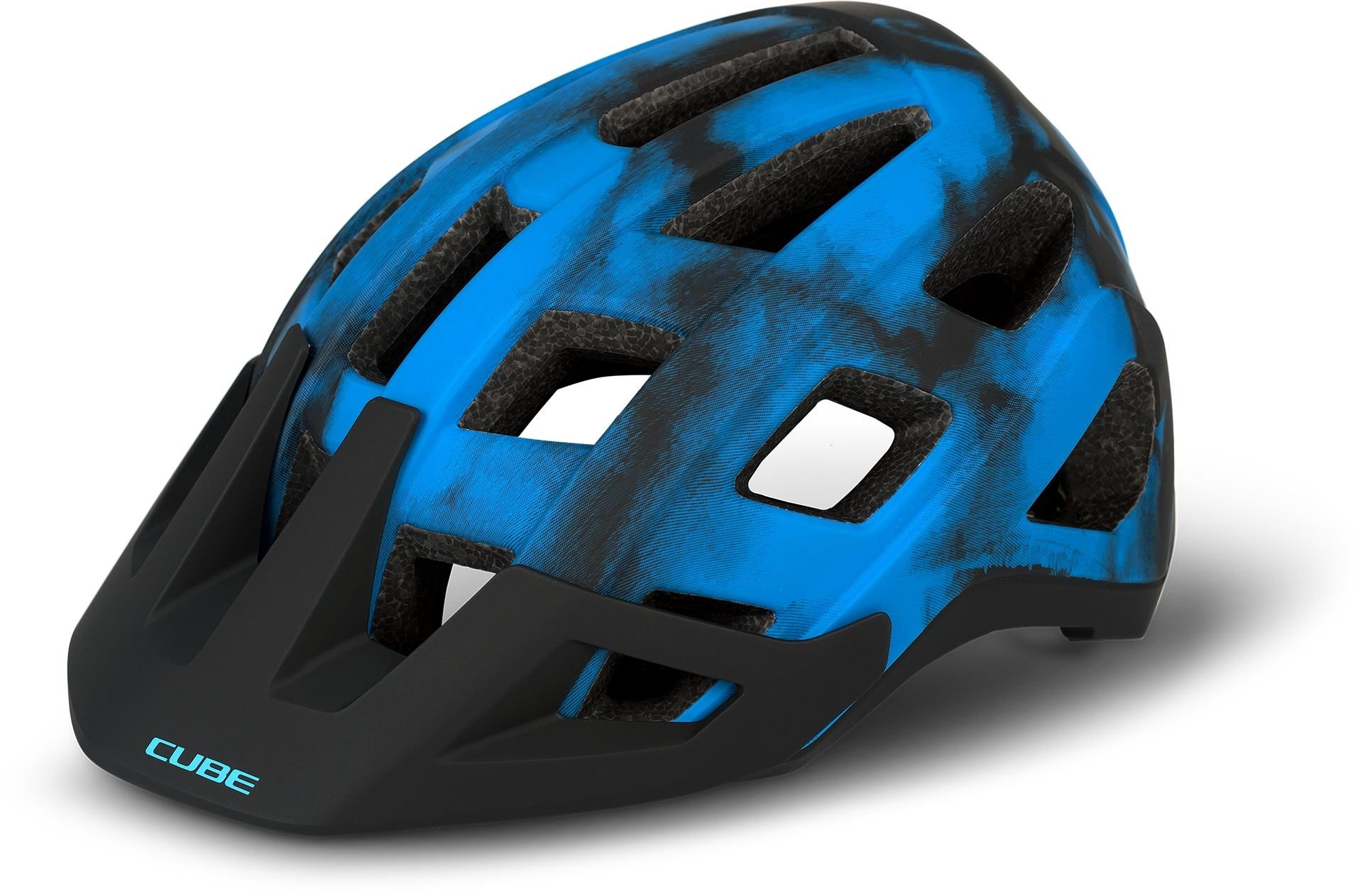 CUBE Fietshelm Badger - Blauw - Maat L (59-63 cm) - 21 Ventilatiegaten - Unisex