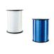 Clairefontaine 601763AMZC - Set van 2 Rollen Glad Bolduc Lint - 500mx0,7cm - Cadeauverpakking, Decoratie-accessoire - Blauw/Wit