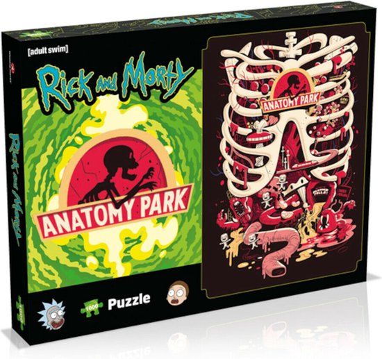 Winning Moves Rick & Morty Anatomy Park Puzzle 1000 Pieces