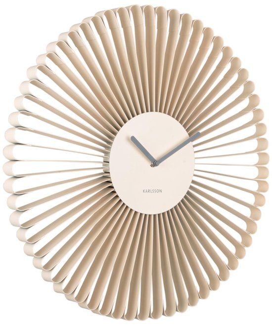 Karlsson Wandklok Cascara - Wit - 50x50x50cm