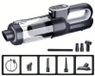 Aspirateur à main sans fil - Mini aspirateur à batterie sans moteur à brosse - Convient pour une utilisation humide et sèche - 16 kPa puissance d'aspiration - 100 W - Chargement USB - Noir