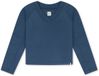 Schiesser Sweat-shirt Dames V-hals Lange Mouw Effen Modal/Polyester/Elastaan Deep Blue S