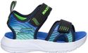 Skechers Microspec Splash jongens sandaal - Zwart multi - Maat 23