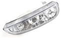 Porsche Cadre pour feux de jour à LED - Cayenne 2007–2010 - Pare-chocs avant - Jeu de deux pièces (gauche et droite) - Rouge - Plastique ABS
