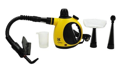 Kalorik TKG SFC 1005 Draagbare stoomreiniger 0,35 l 1000 W Zwart, Geel