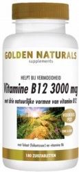 Vitamine B12 3000mcg - 180 tabletten