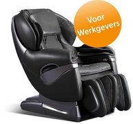 Elektrische Massagestoel Leone Business - Massagestoel voor Werkgevers - Loungestoel - Ontspanningsstoel - Massagefauteuil - 5 massage programma's - Je Eigen Masseur op het Werk - Rugverwarming - Kuitmassage - Nekmassage - Handmassage