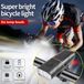 OrangeCart B.V. Lampe de vélo super brillante, éclairage avant, haute capacité, rechargeable par USB, éclairage de nuit LED pour le VTT, éclairage de VTT, batterie de grande capacité, longue durée de vie de la batterie
