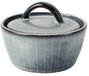 Broste Copenhagen Nordic Sea pot met deksel Bowl with Lid Soft Blue, Reactive glazed stoneware Ø8 x H6 cm
